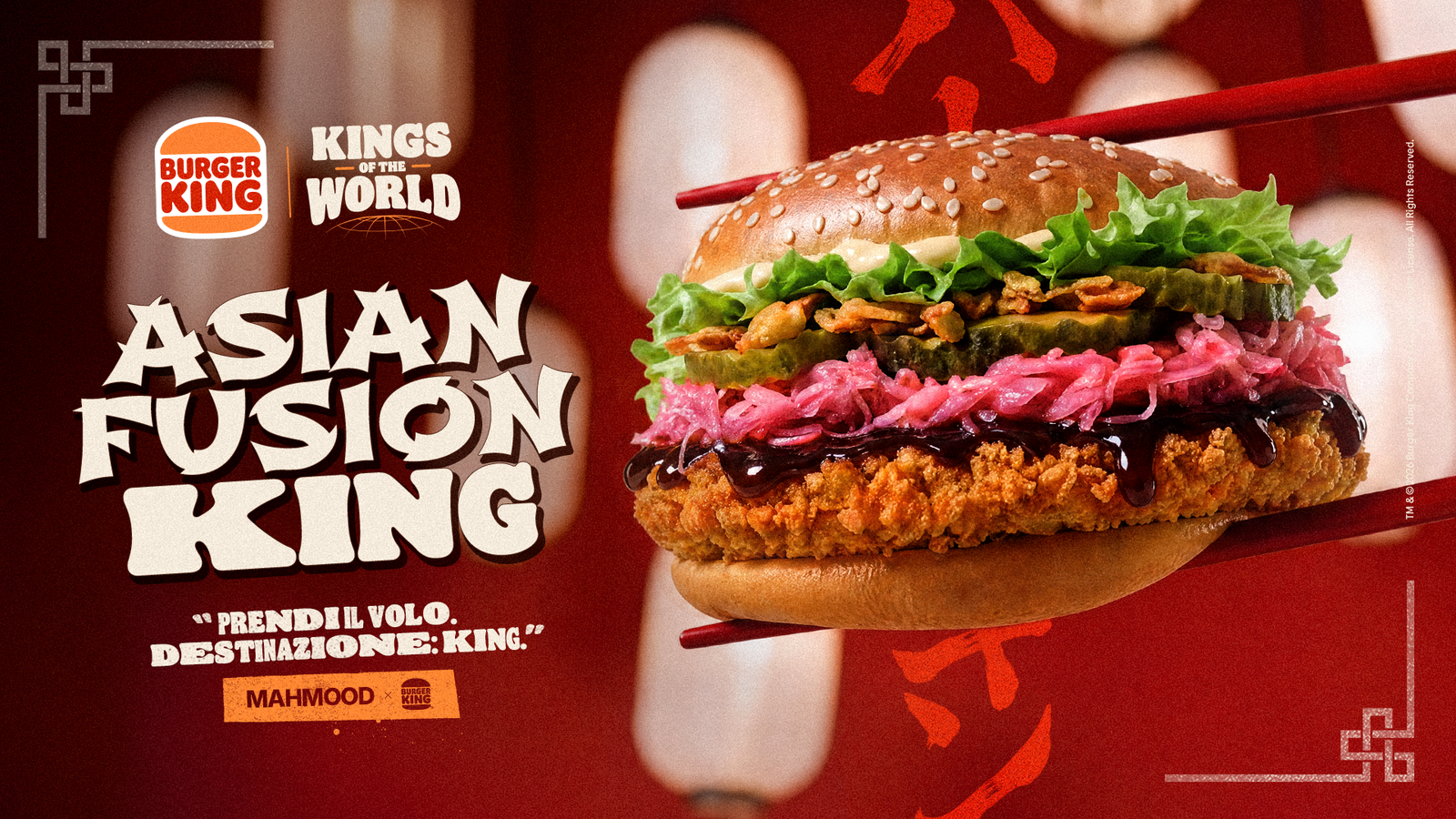 Burger King® lancia “Kings of the World”: Mahmood porta nel menu i sapori dell’Asian Fusion King
